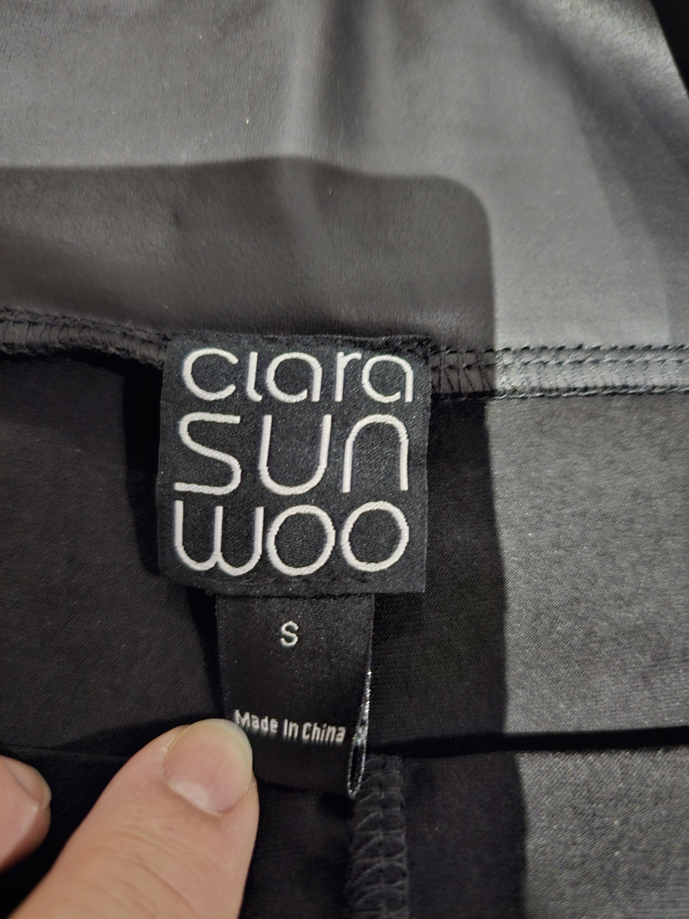 Black Wide-Leg Faux Leather Crop Pants, NWOT - Picture 4 of 9